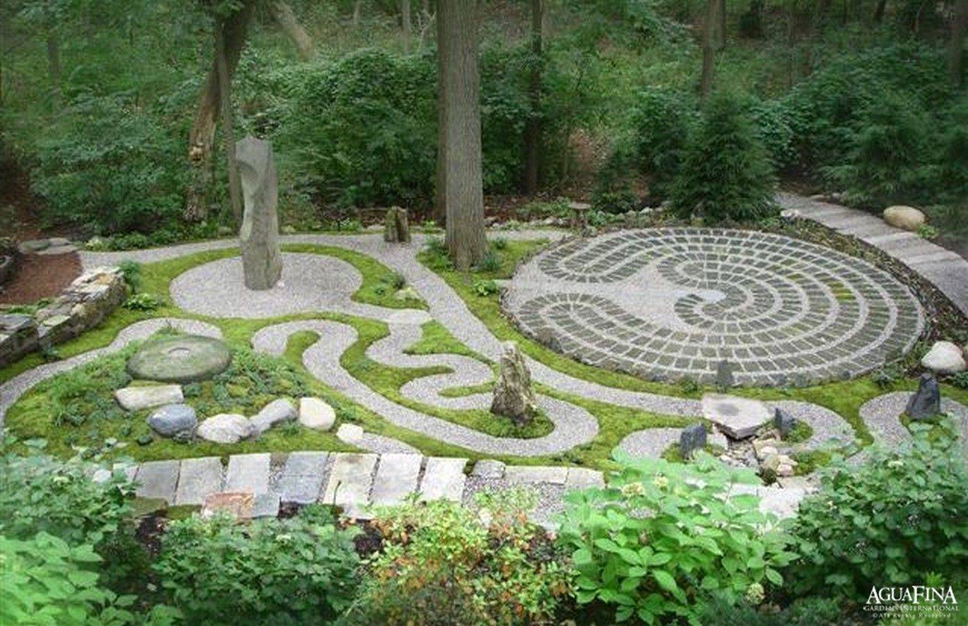 Backyard Labyrinth Labyrinth Garden