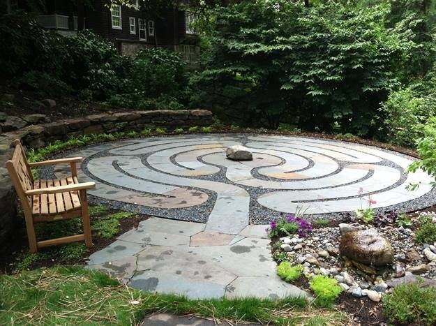 Backyard Labyrinth Garden Cnn Times