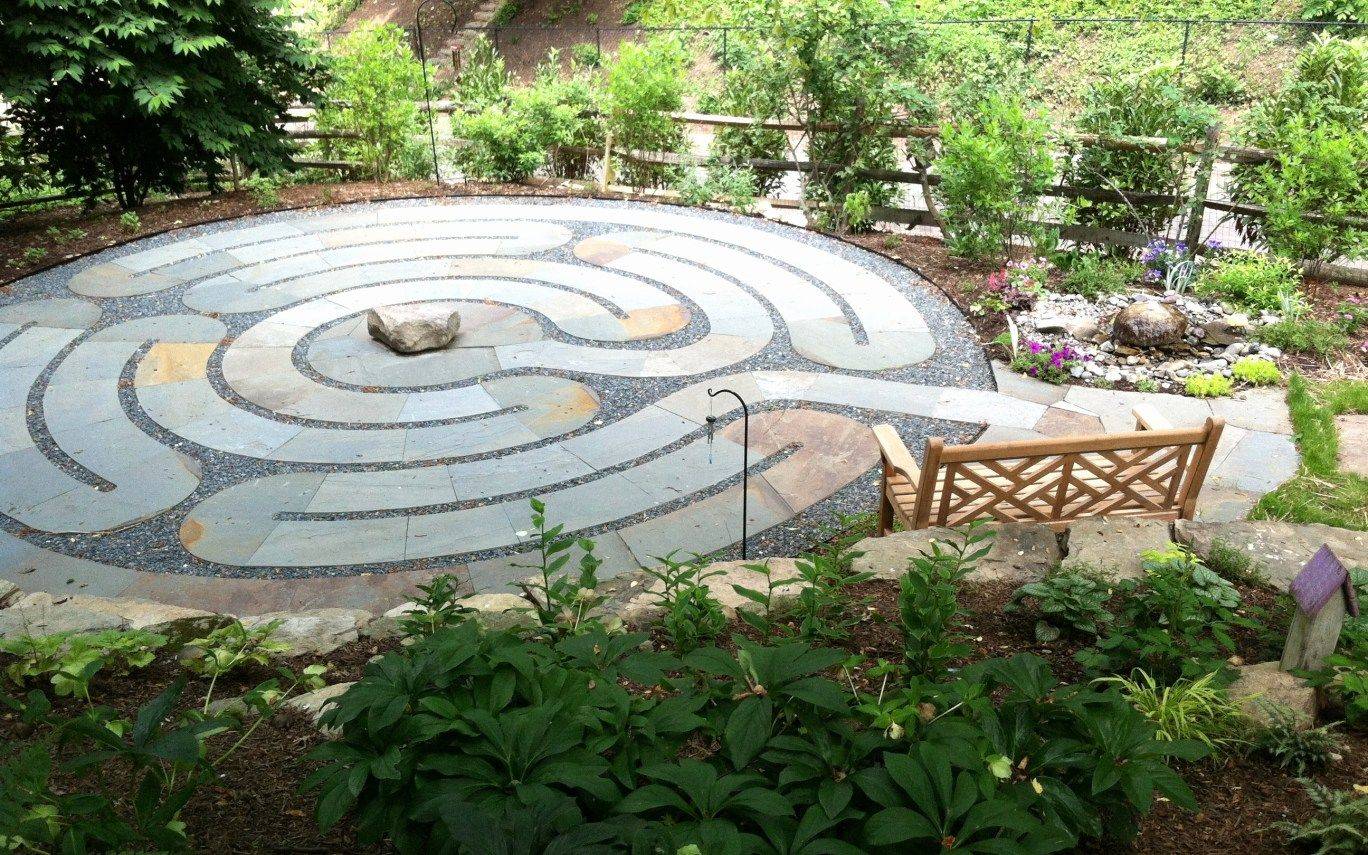 Healing Labyrinth Garden Garden Design