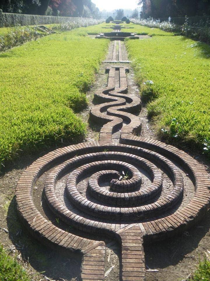 Stunning Small Garden Labyrinth