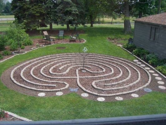 Spiral Ease Labyrinth Garden