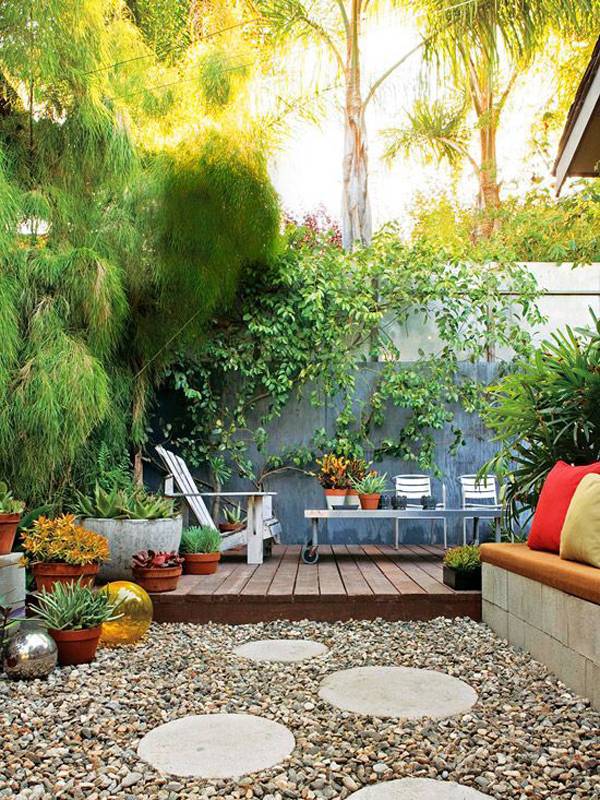 A Pretty Small Garden Space