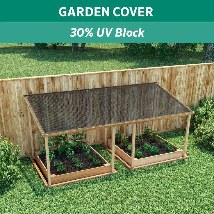 A Raised Garden Bed Cover