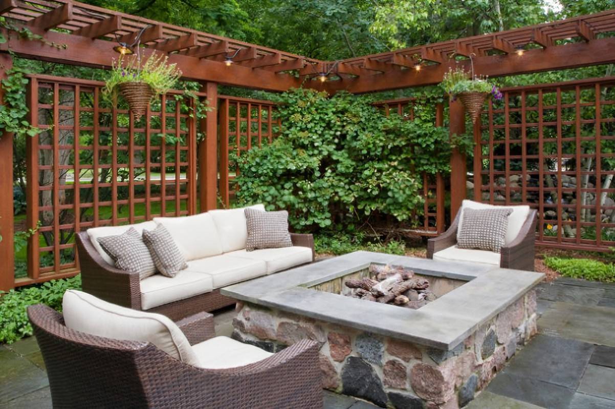 Backyard Seating Area