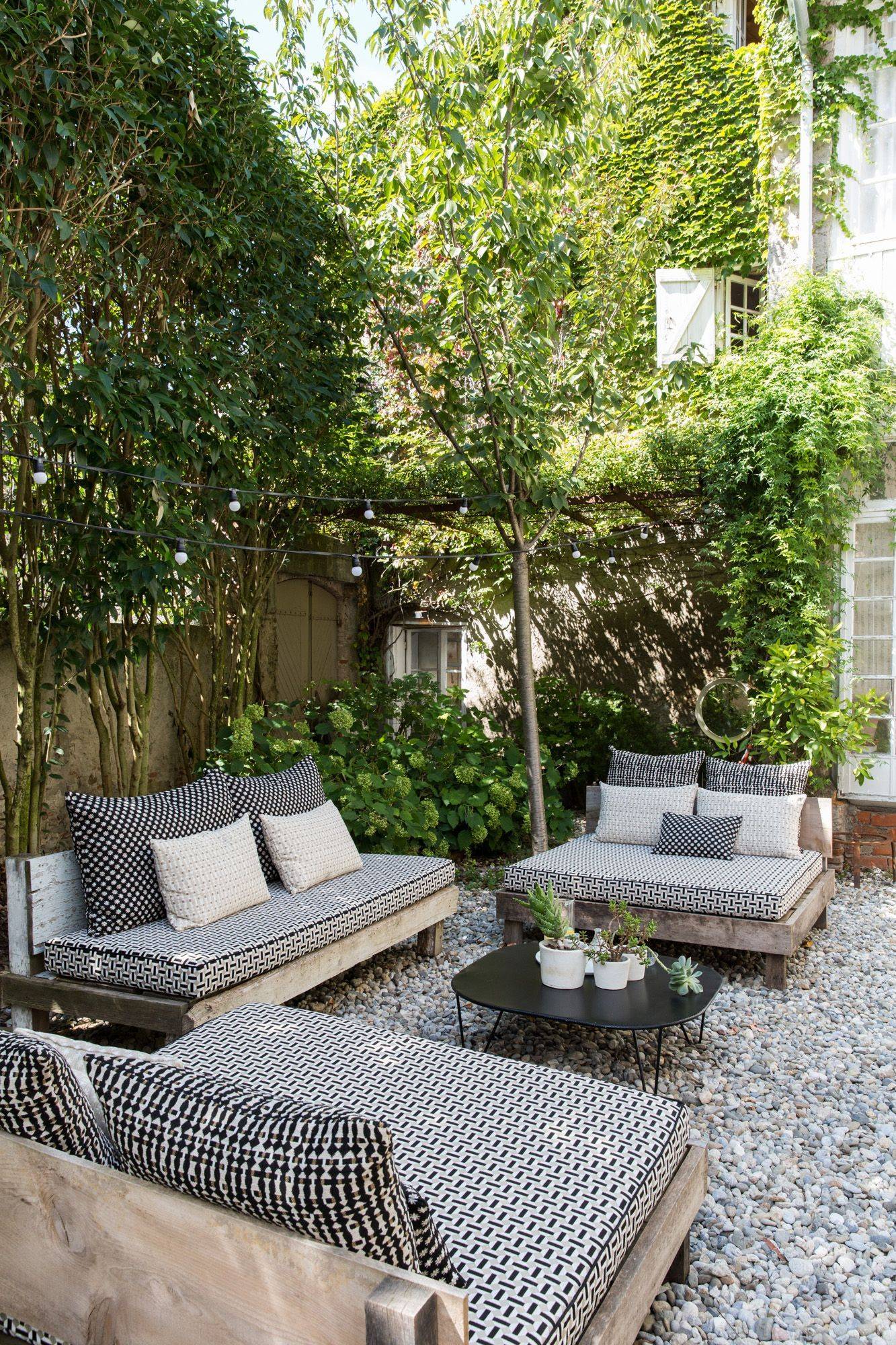 Small Backyard Seating Area