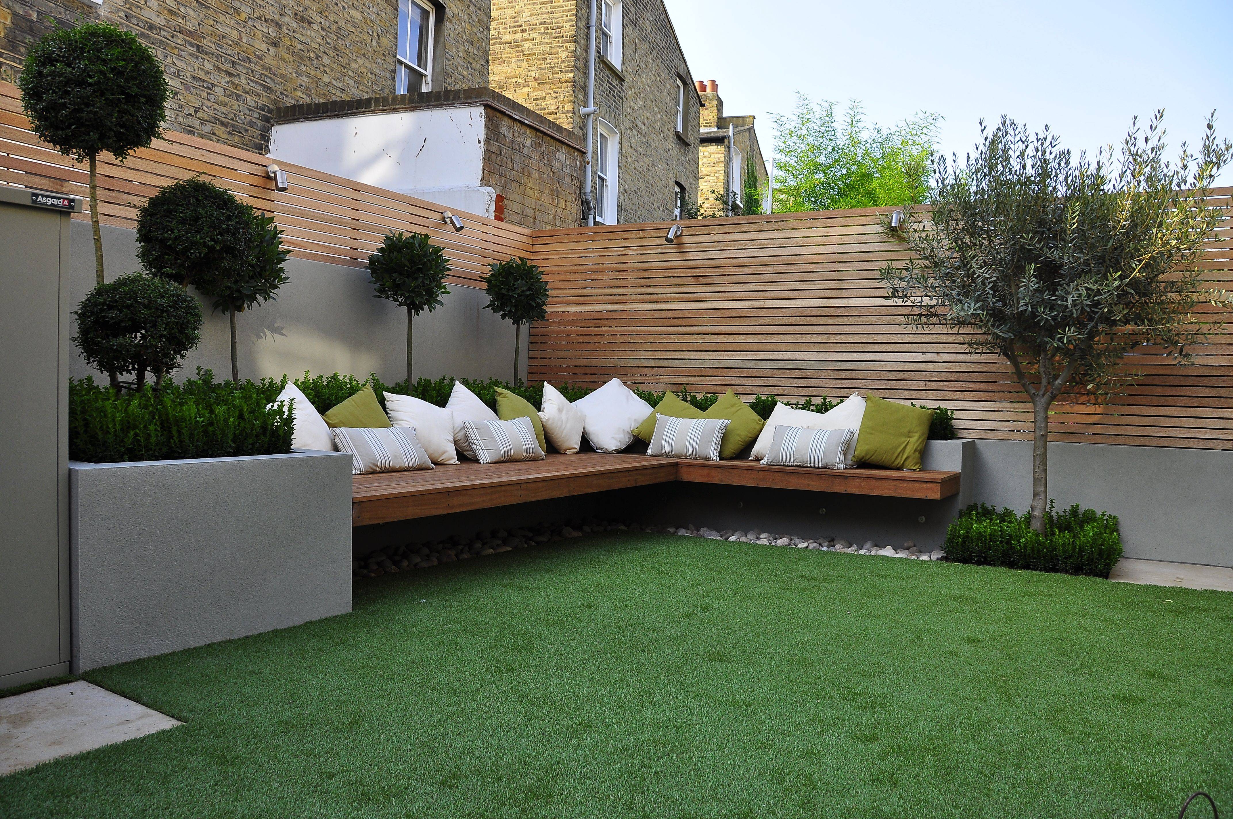 Gravel Decking Patio Seating Backyard Sitting Area Garden Designs Uk