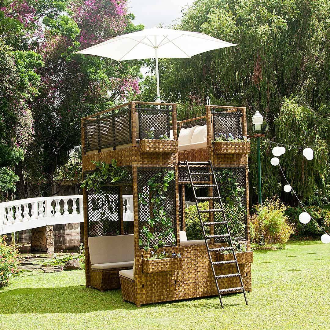 A Small Backyard Seating Area