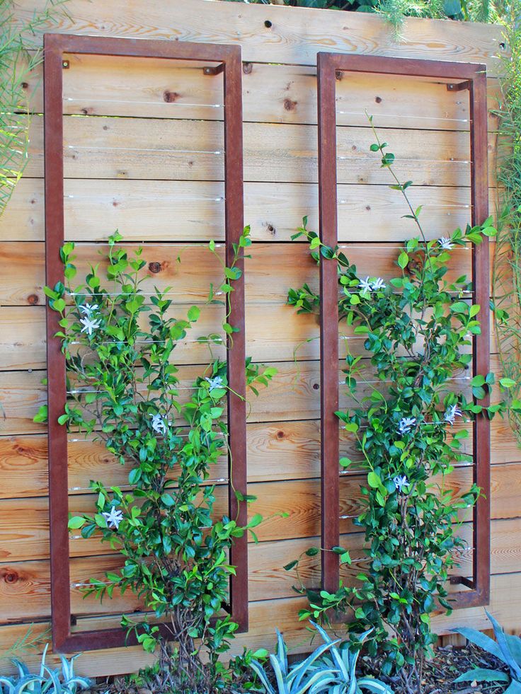 A Modern Diy Garden Trellis
