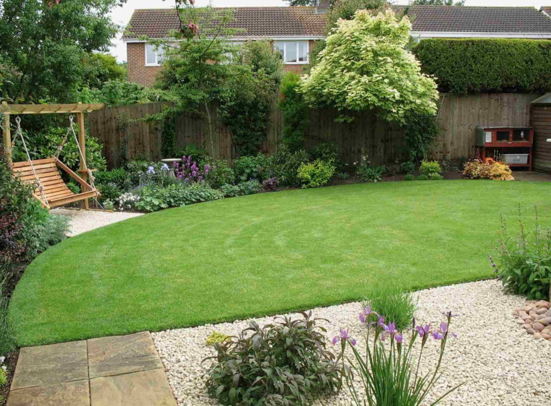 Large Family Garden Hatch End Middlesex