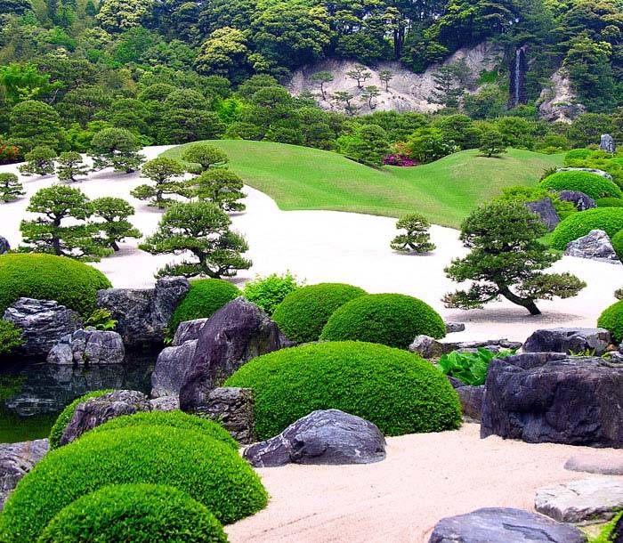 A Japanese Zen Stone Garden