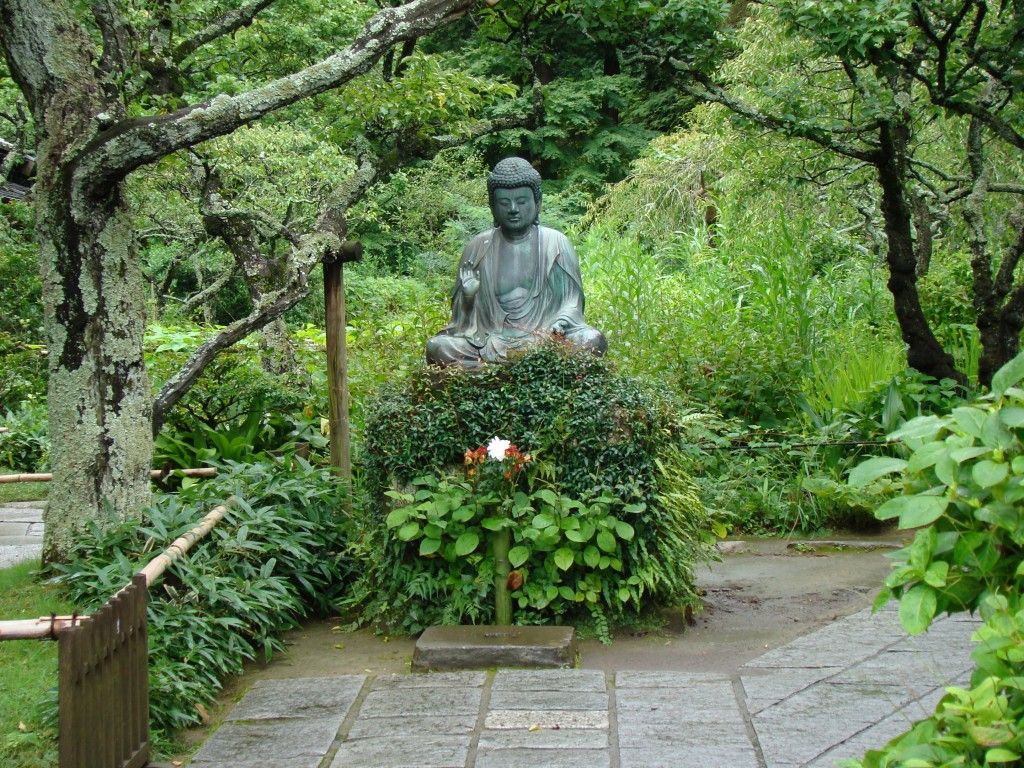 Buddha Zen Garden Wallpaper Mural