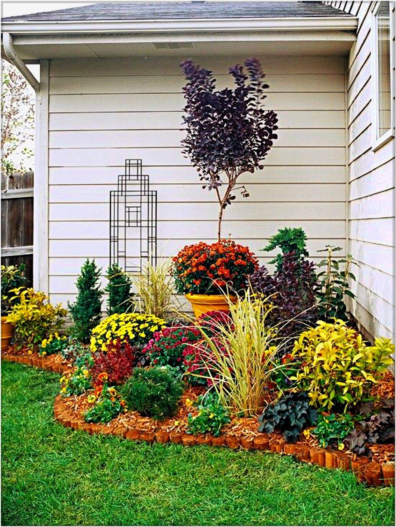 Fall Flower Beds Contemporary Garden New York