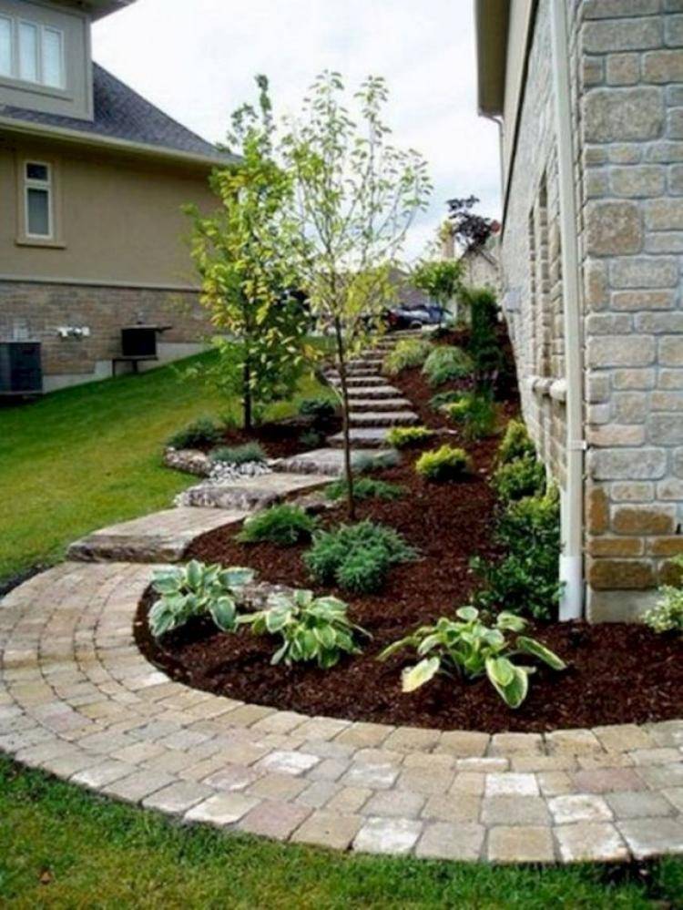 Beautiful Front Yard Cottage Garden Landscaping Ideas