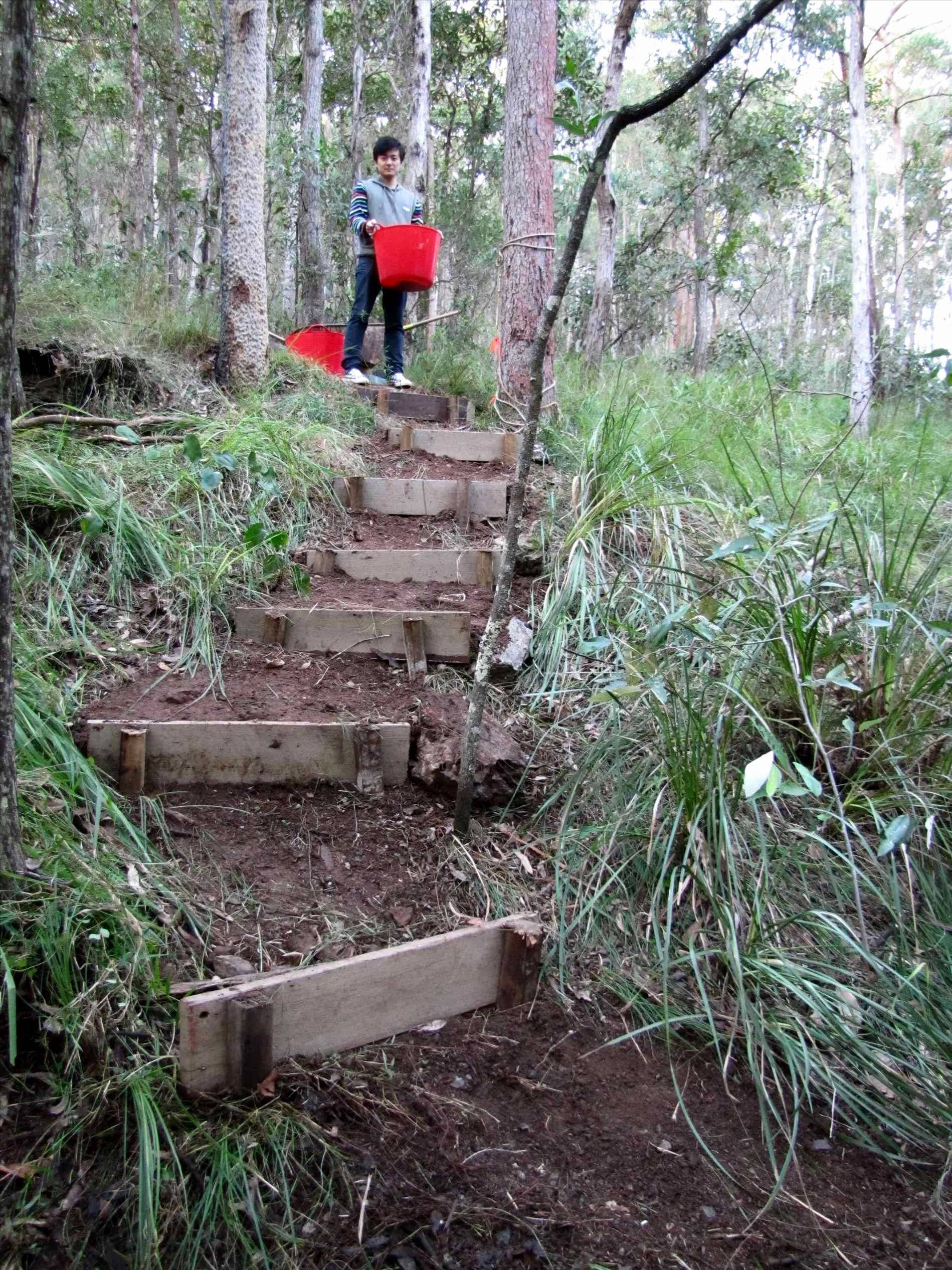 Hillside Garden Stairs