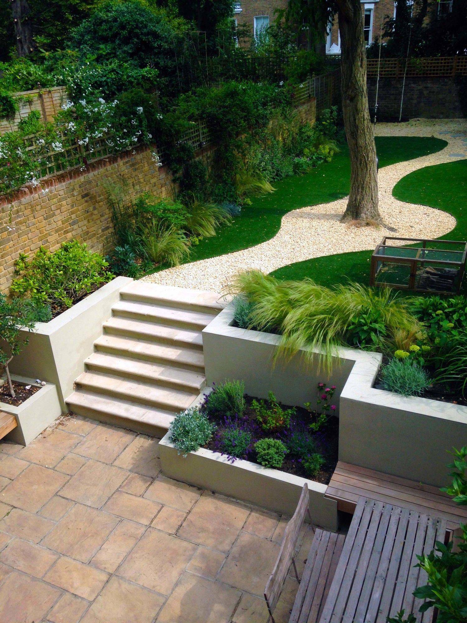 Sloping Garden Design Accent Garden Designs