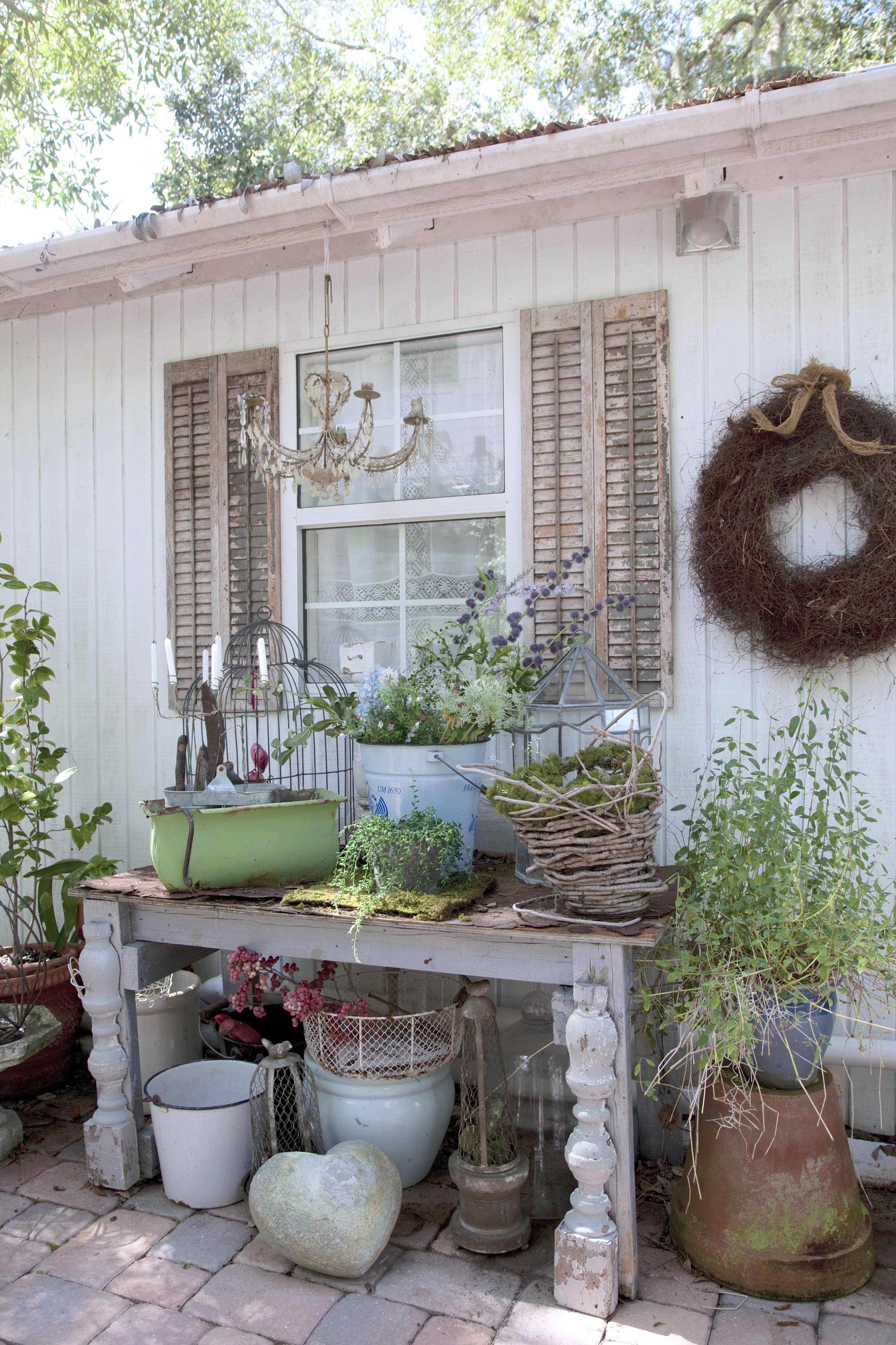 Garden Shabby Chic Outdoor Decor