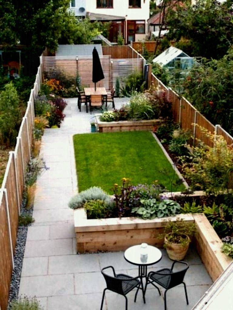 Long Narrow Garden Design Pictures