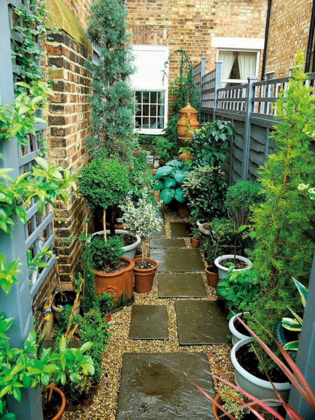Long Narrow Garden Design Pictures