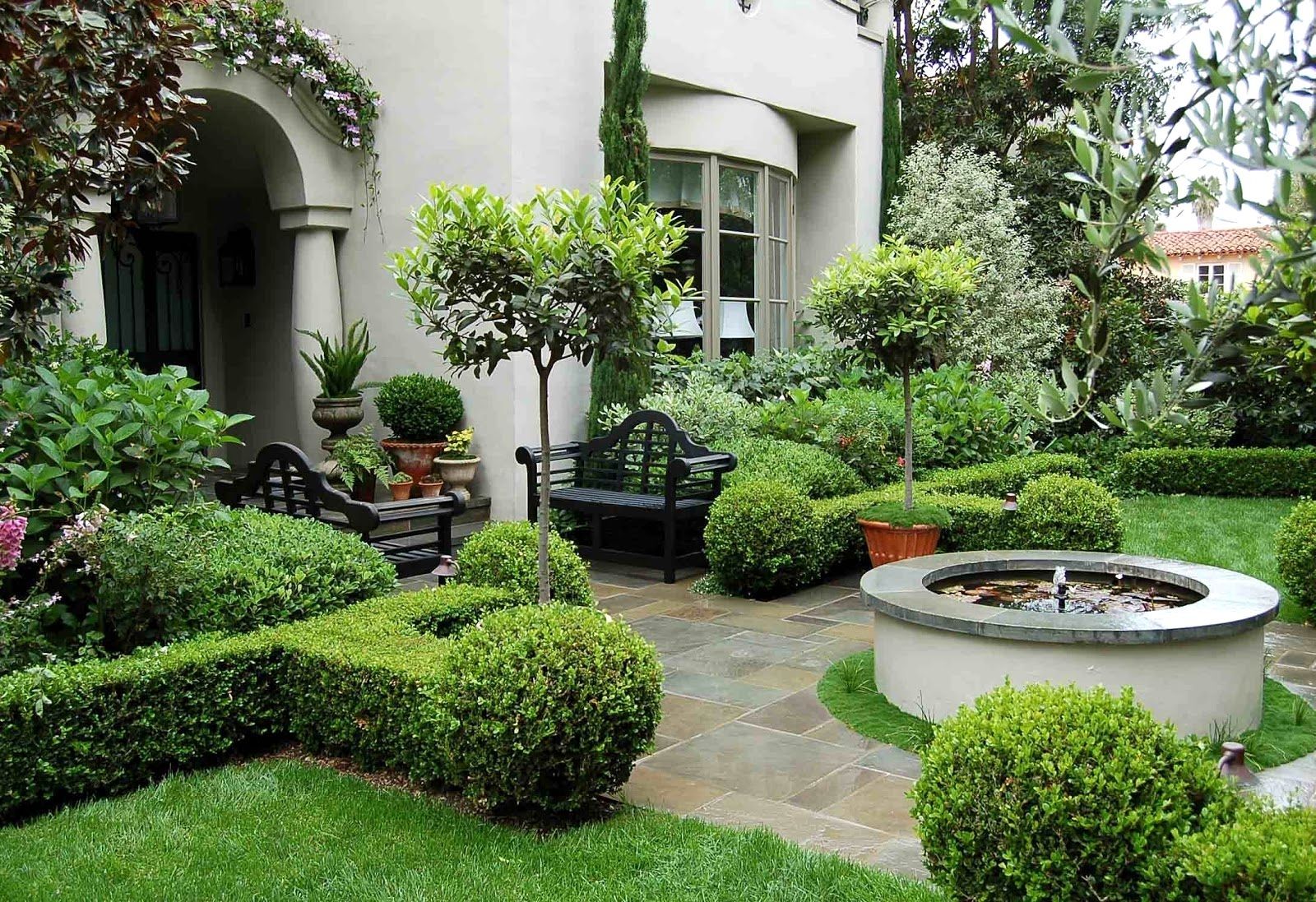 Walled Courtyard Garden