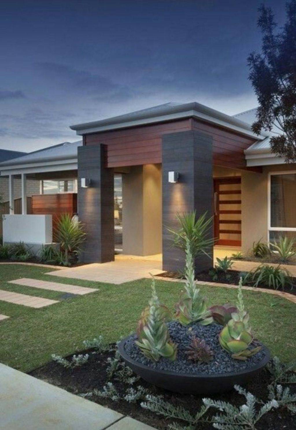 Exquisitemoderngardendesignwithbeautifullightingsendearing