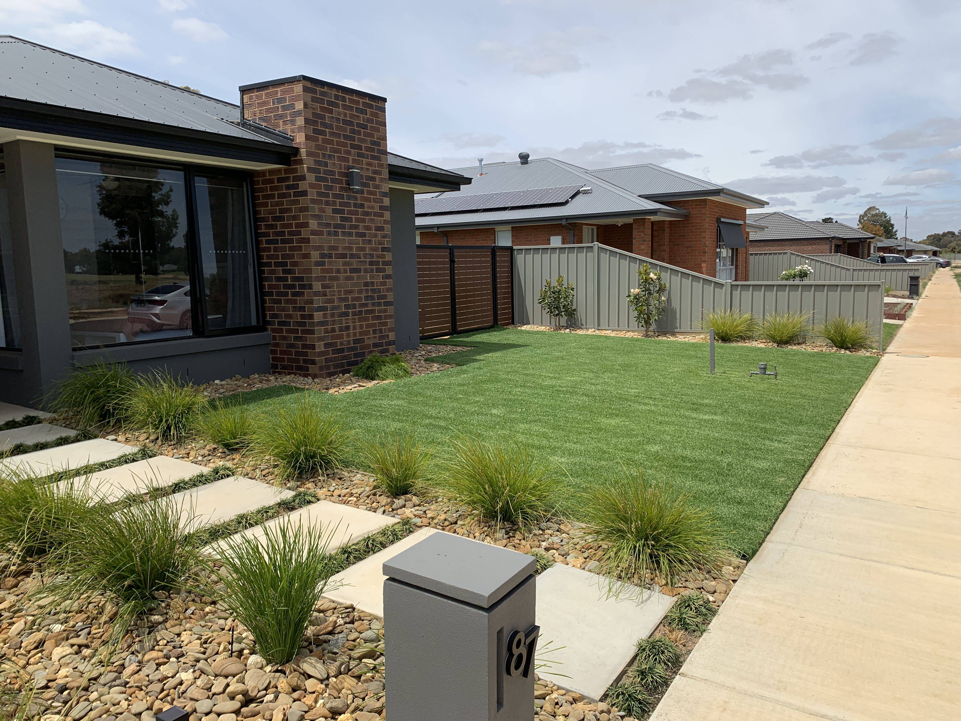 Gorgeous Simple Modern Front Yard Landscaping Ideas Https