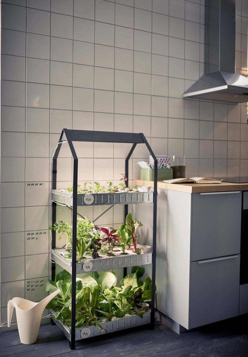 Awesome Indoor Hydroponic Wall Garden Design Ideas