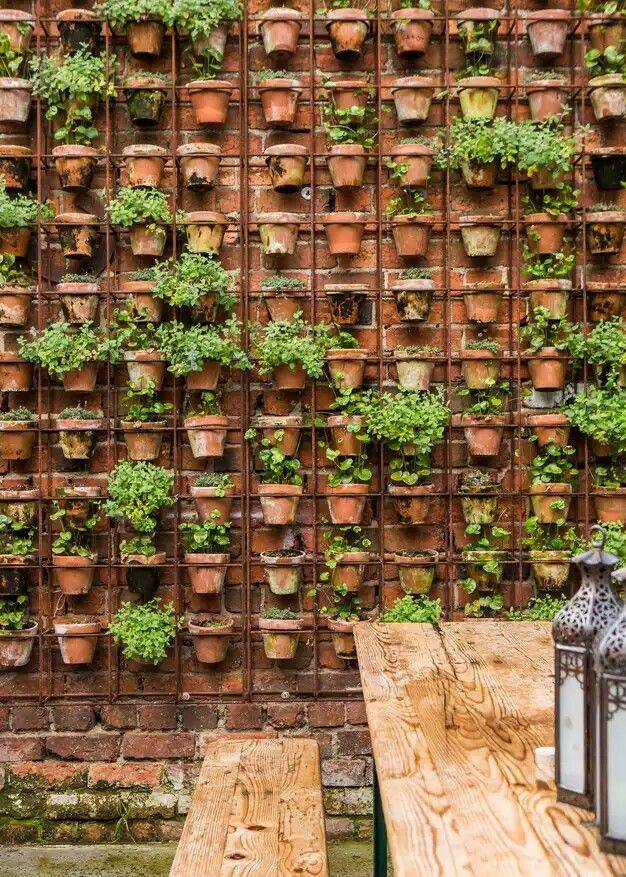 Flower Wall Stand Planter Pot Vertical Outdoor Porch