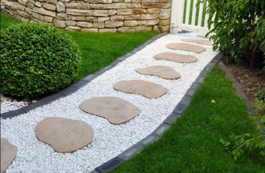 Fantastic White Stone Landscaping Ideas