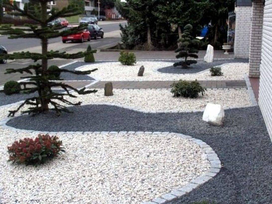 Fantastic White Stone Landscaping Ideas