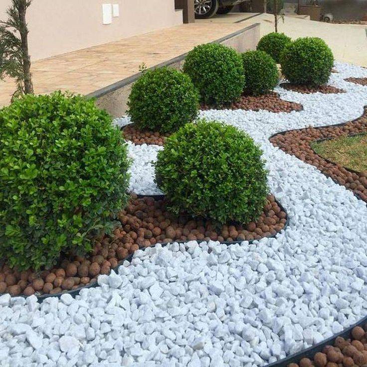 Fantastic White Stone Landscaping Ideas