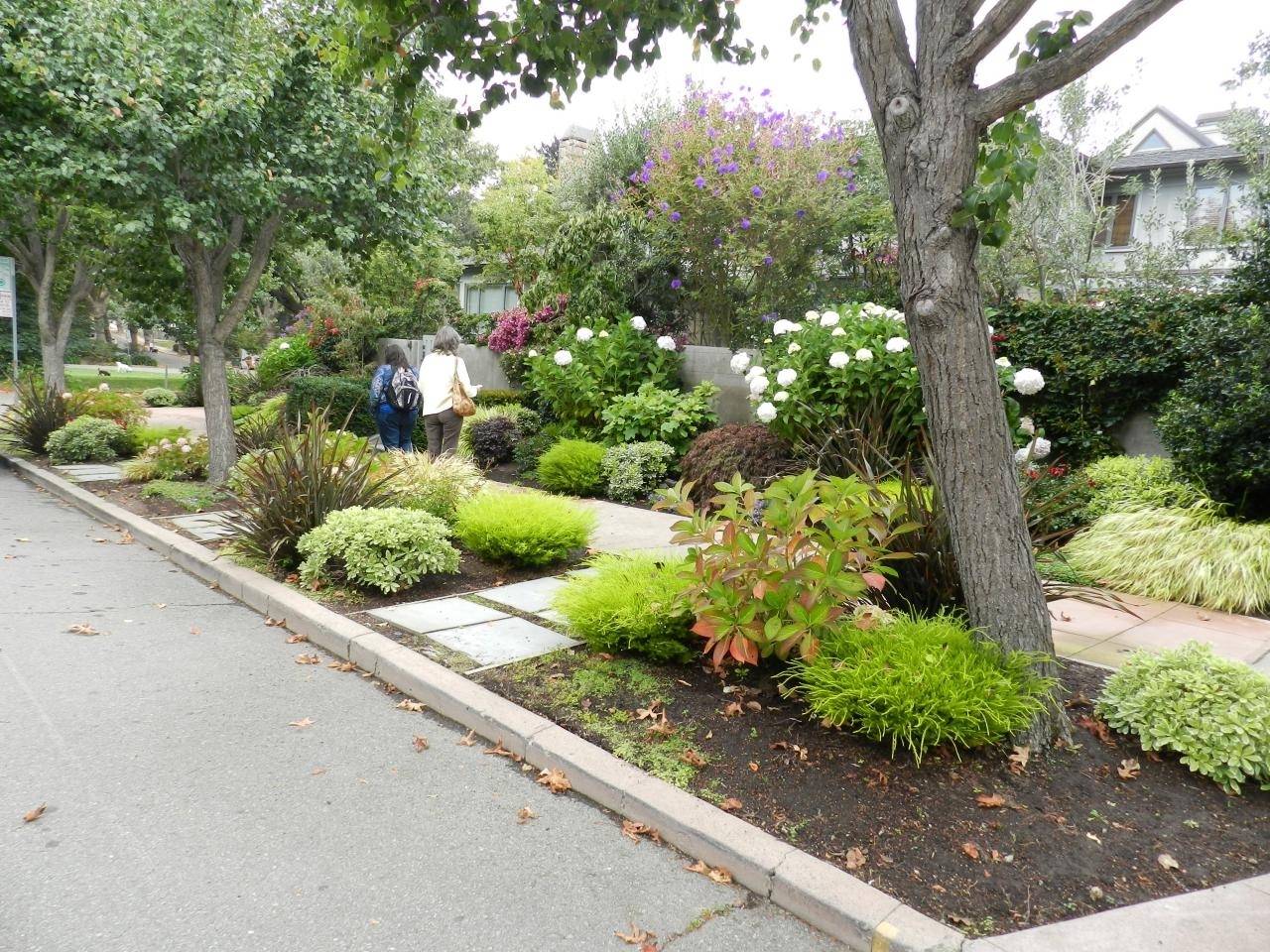 Front Yard Bridge Sidewalk Landscaping Ideas