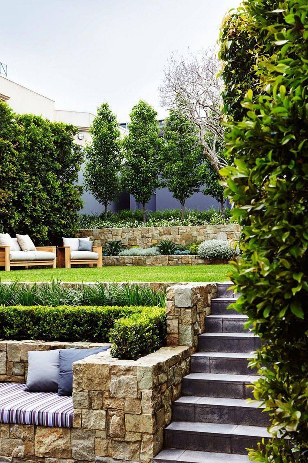 A Sloped Backyard
