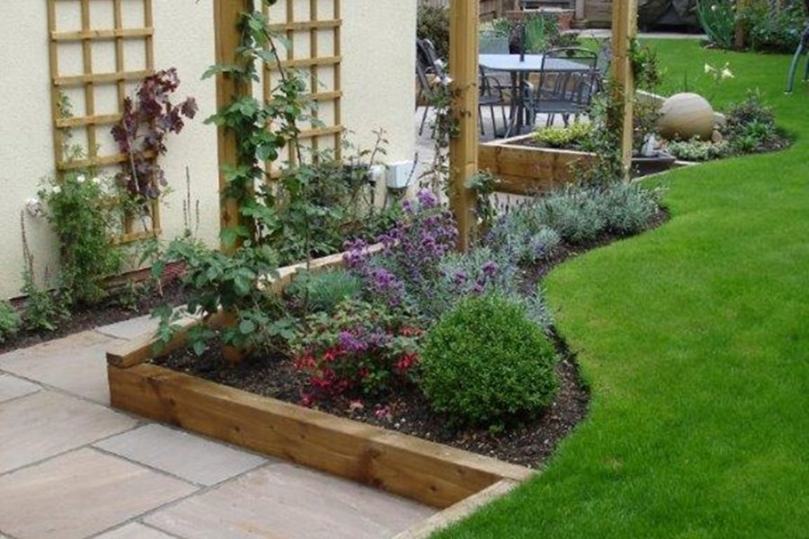 Lshaped Family Garden Alda Landscapes