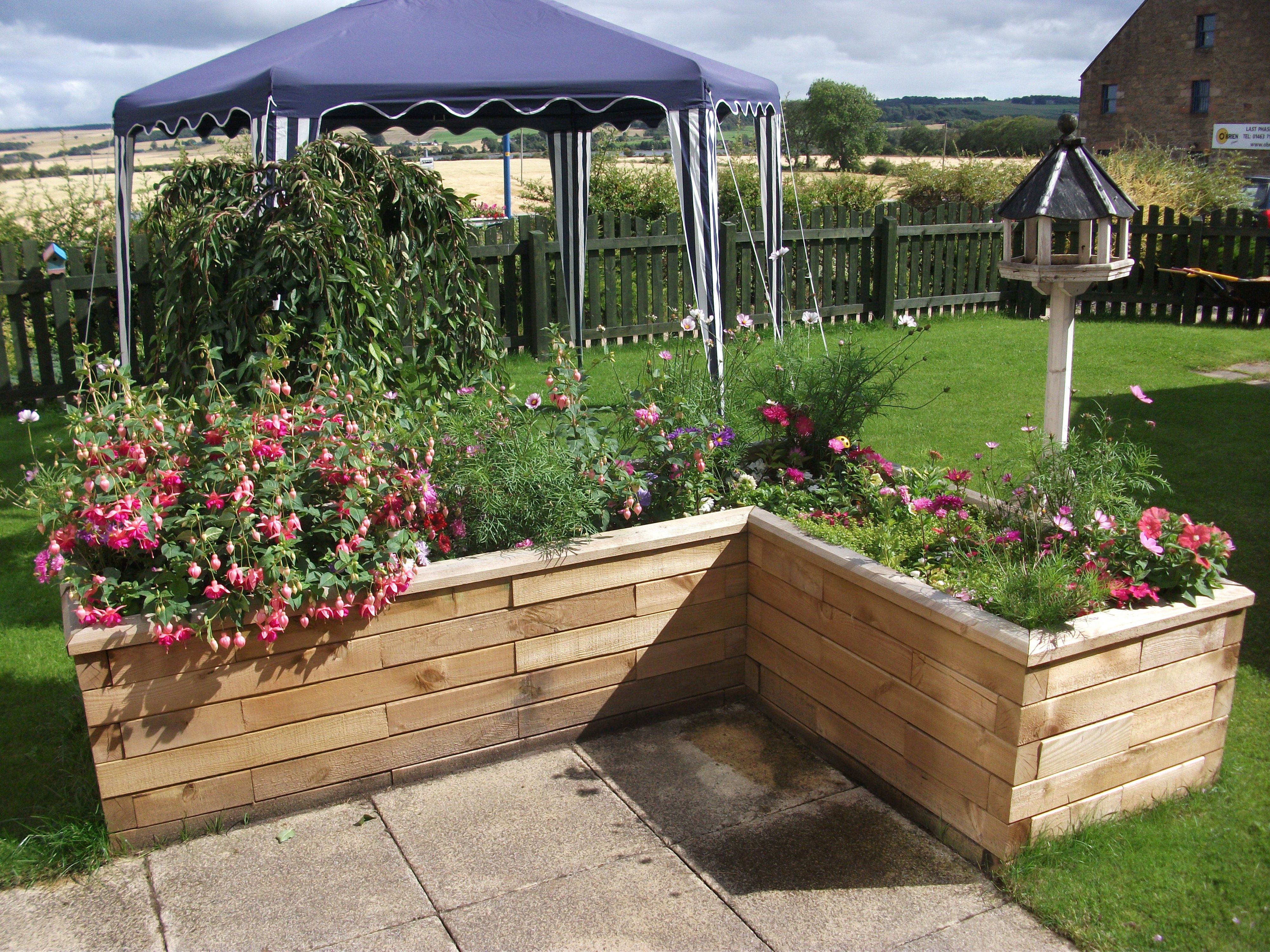 An Lshaped Garden Hgtv