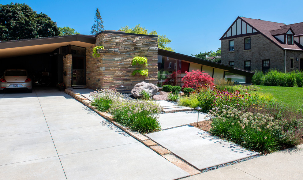 Breathtaking Mid Century Modern Front Yard Landscaping Mid