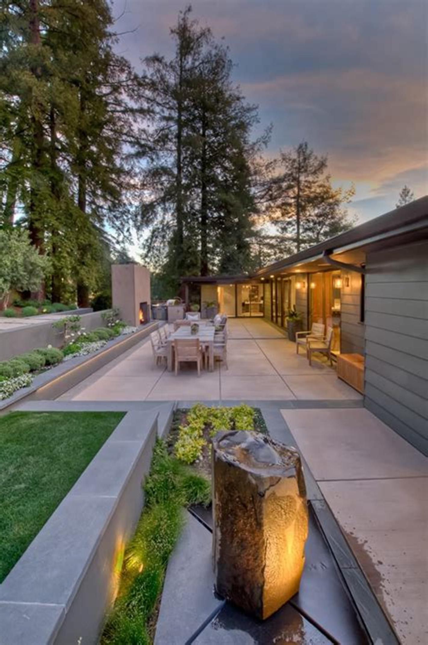 Mid Century Modern Landscape Front Google Search Modern Landscaping