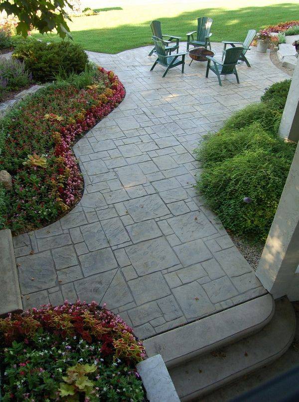 Makeover Concrete Patio