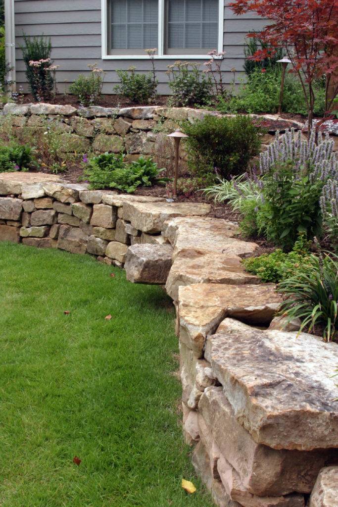 Rustic Retaining Wall Ideas Retainingwallideas Small Garden Design