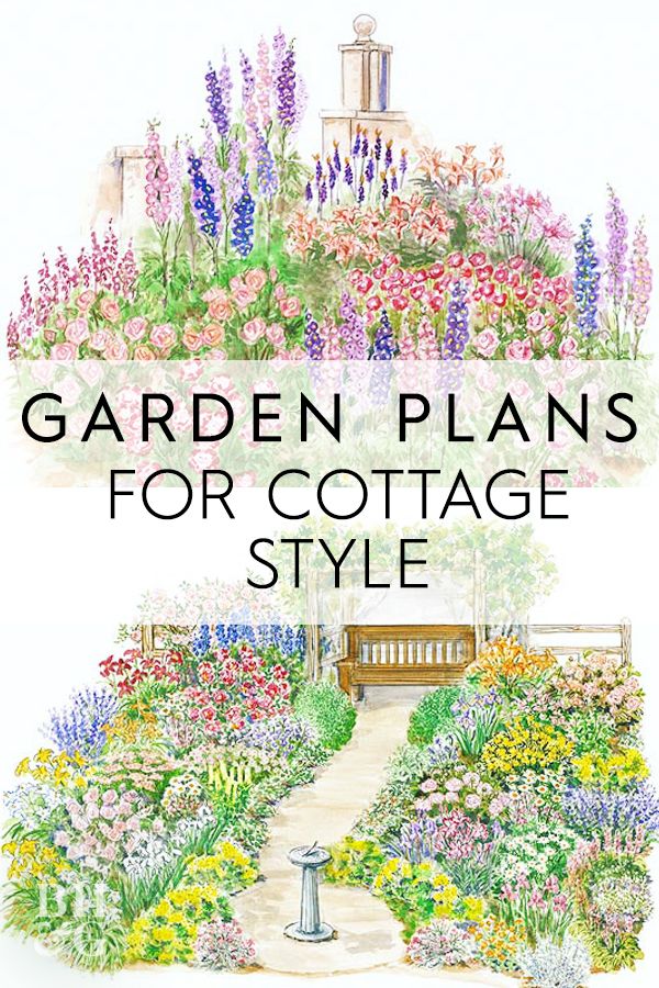 Cottage Style Cottage Garden Plan