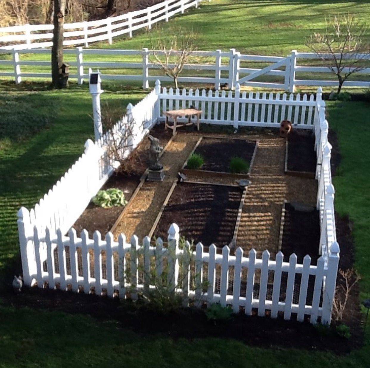 Picket Fencesfences Picket White Garden Fence