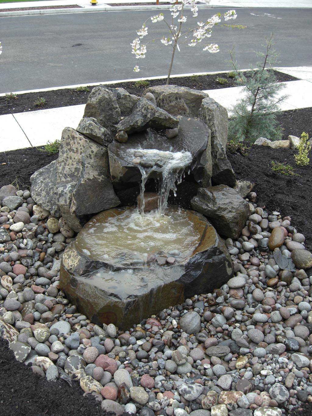 Outdoor Water Wall Fountains Optimistic Mommy