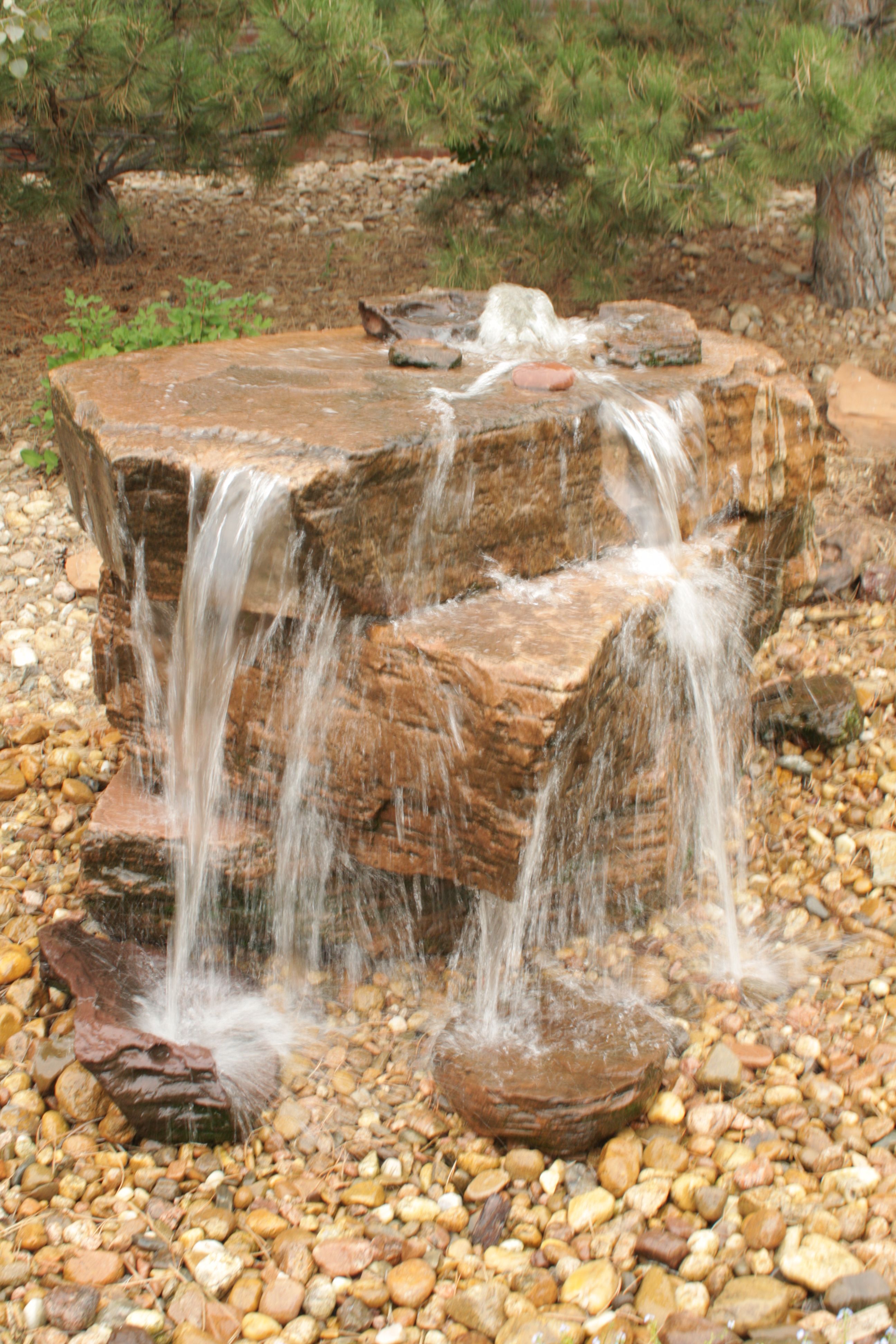 Rock Bubbler Fountains