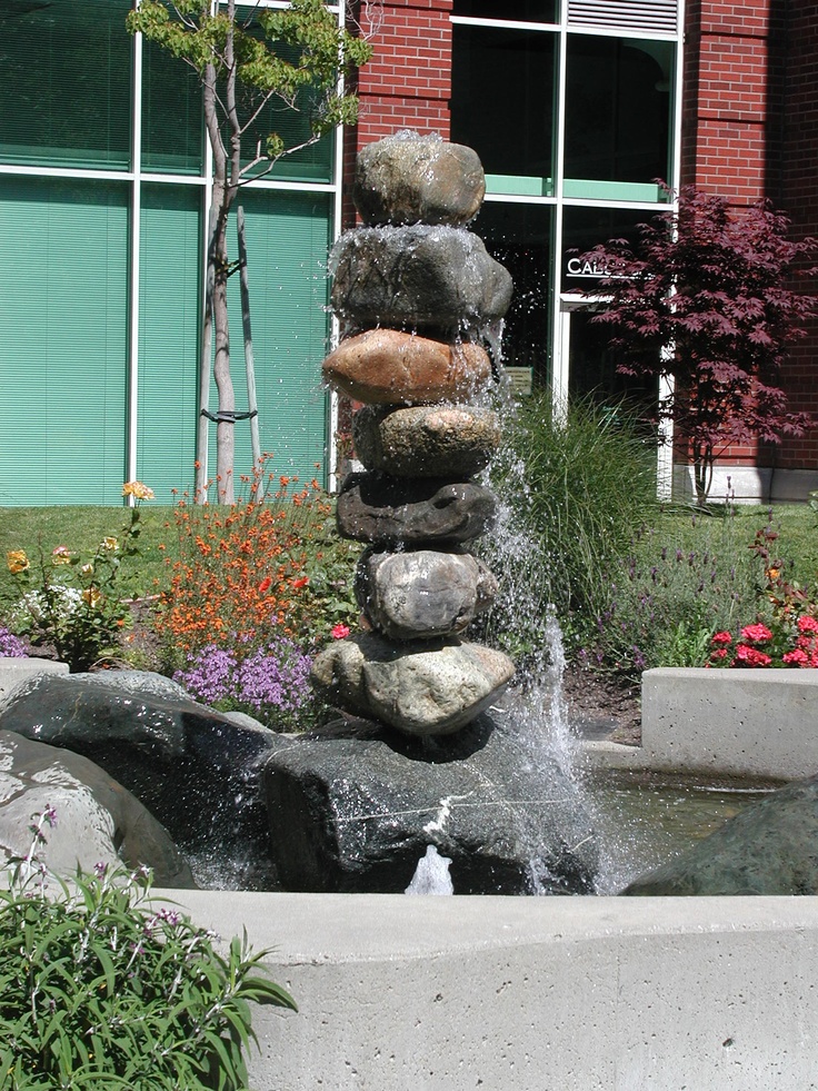 Rock Garden Fountains U Ponds Backyard Design Ideas