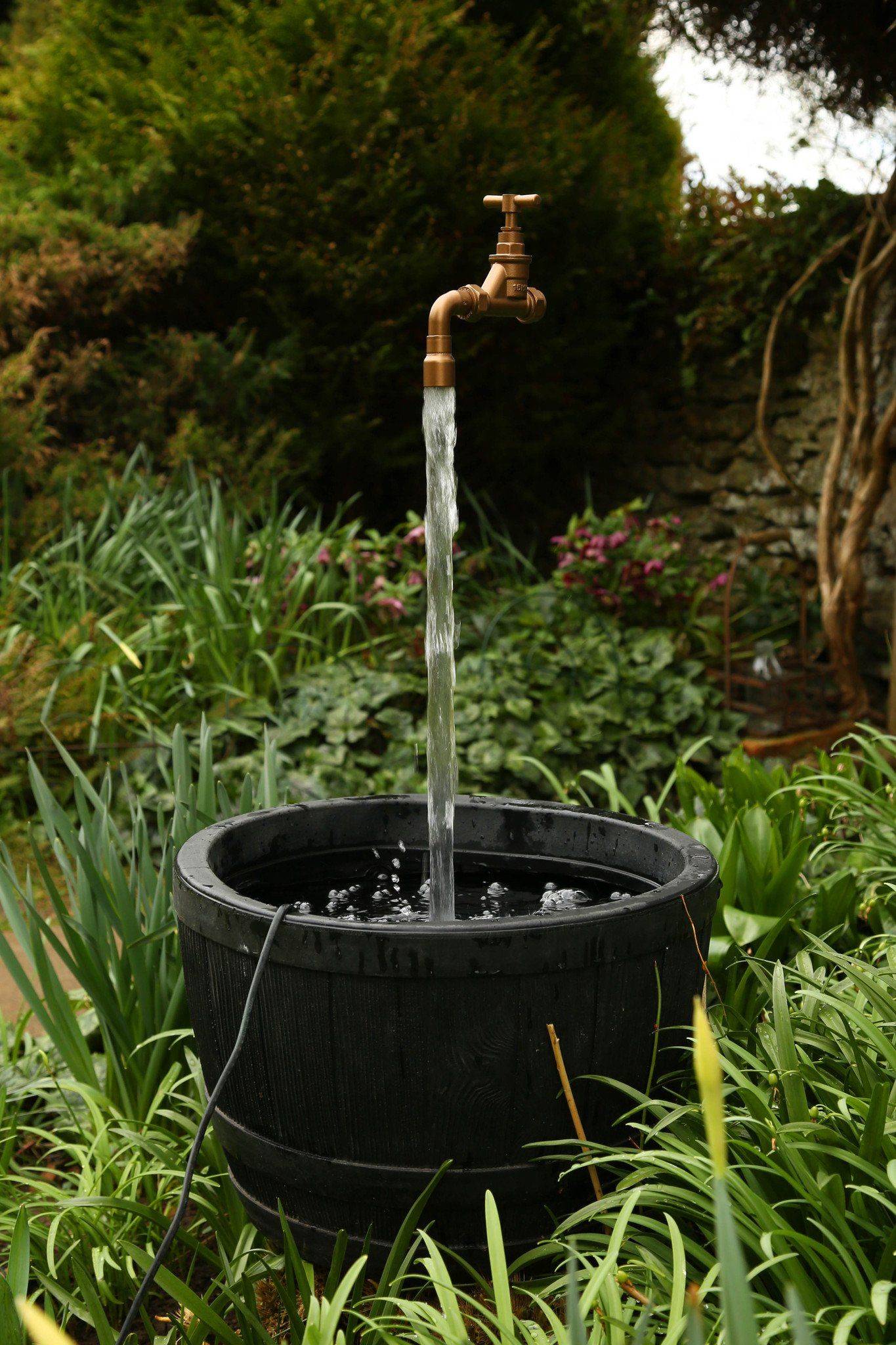 Ideas Diy Garden Fountain Solar