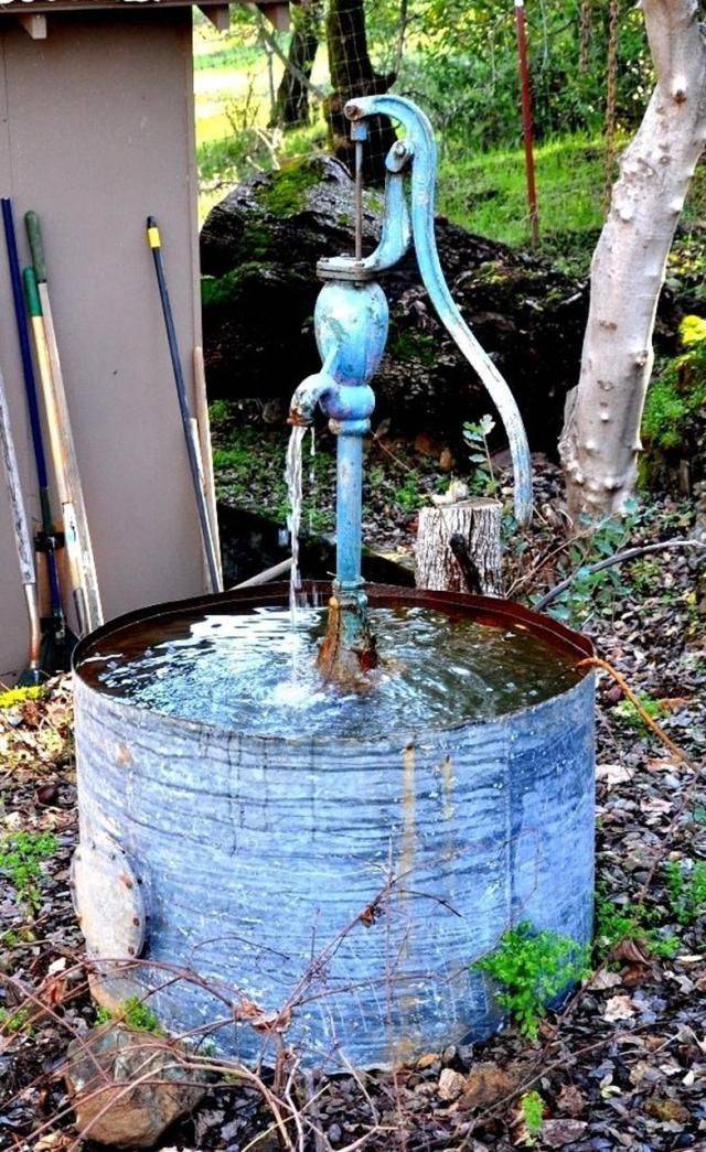 Floor Water Fountain Electric Pump Rock Garden Outdoor Yard Patio Pond