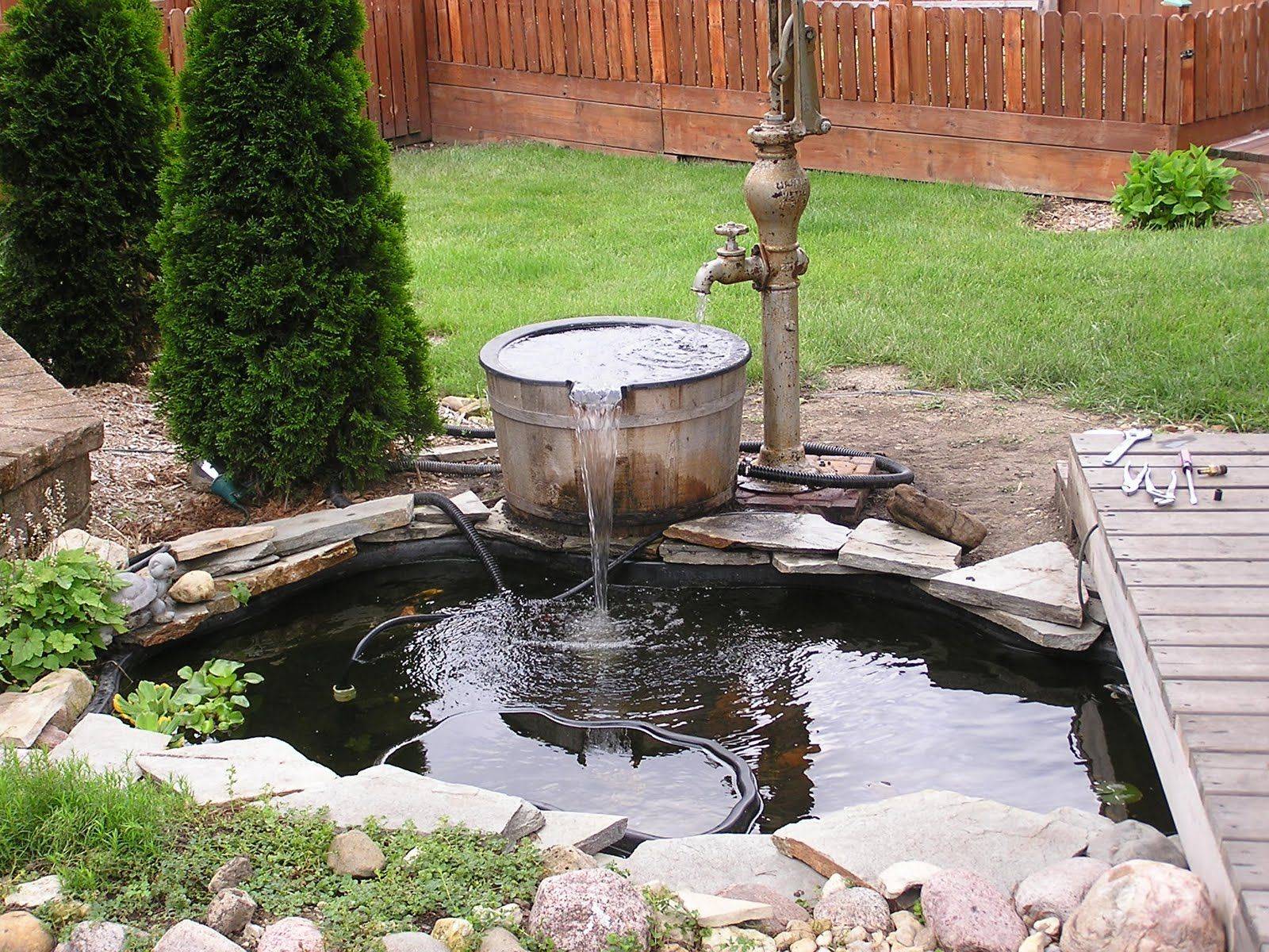My Old Pump Water Garden