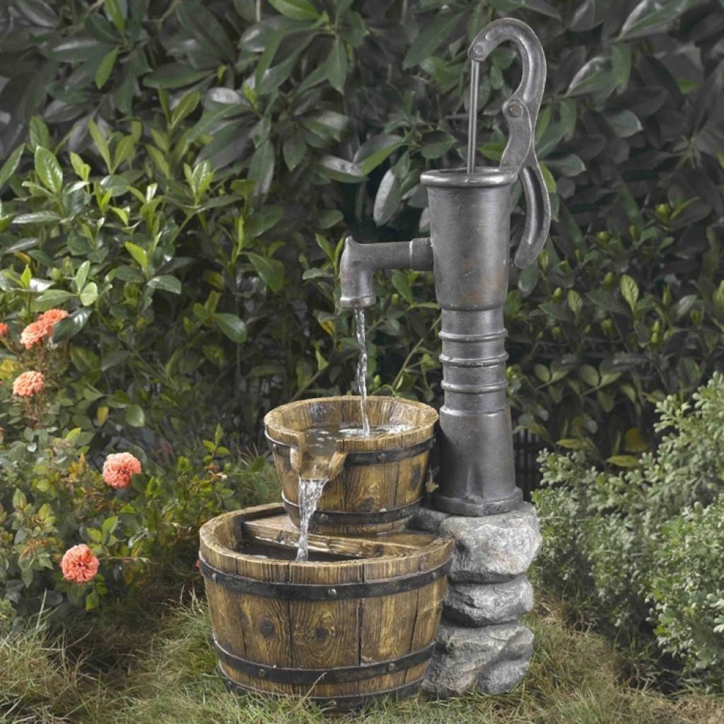 Small Water Fountain Pump Backyard Design Ideas