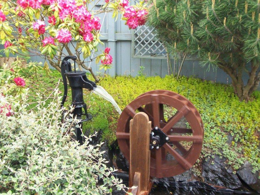 Ponds Wooden Diy Garden Fountains