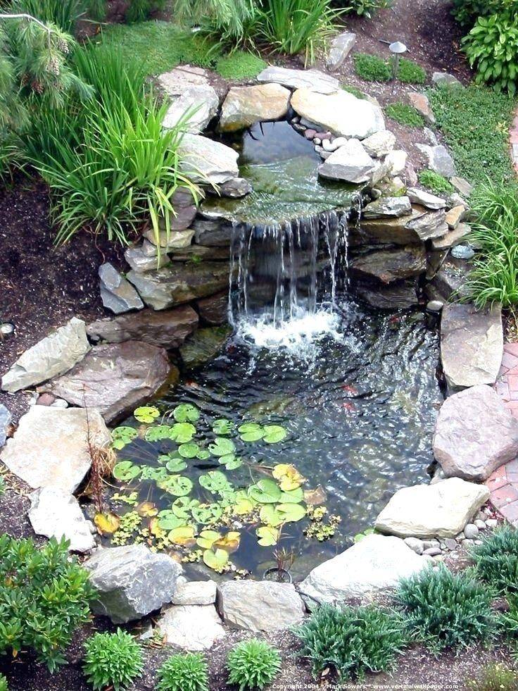 Modern Diy Garden Pond Waterfall Ideas