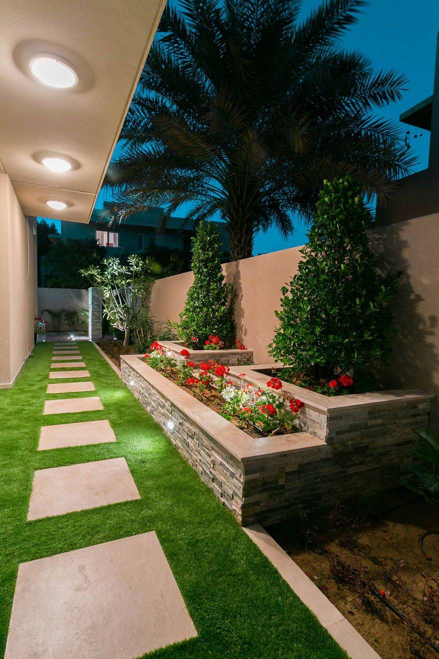 Beautiful Side Yard Garden Path Design Ideas